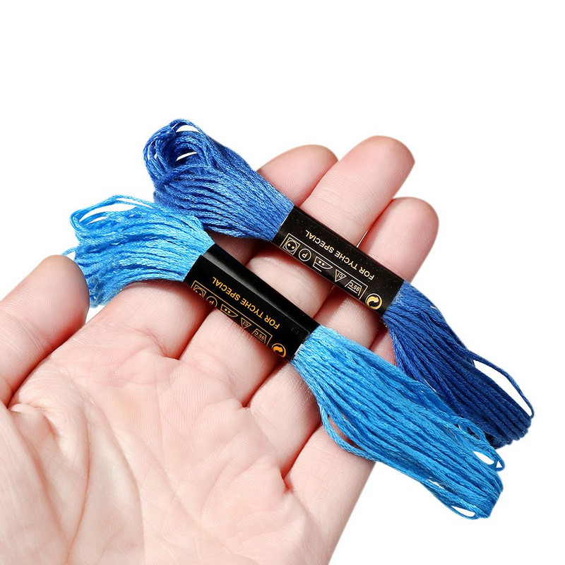 Kit de frici multicolore bricolaj, lucrat manual, impletit cusut frici, broderie, fir de punct cruce