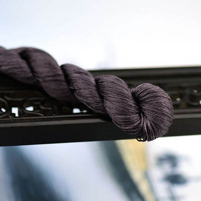 šilko siuvinėjimo siūlai / 100% šilko siūlai / siuvinėjimas rankomis siuvinėjimas kryželiu / purpurinė ruda serija / 7 grynos spalvos