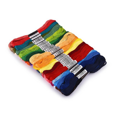 24-447Χρώματα Άγκυρα που δεν επαναλαμβάνεται Παρόμοιο ντεγκραντέ Σταυροβελονιά Πολυεστέρας Βαμβακερό κέντημα Κλωστή Σταυρός νήμα Ράψιμο Κουζίνες Χειροτεχνία