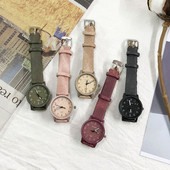 Μοντέρνο γυναικείο ρολόι με στρογγυλό σχήμα - πολλά χρώματα