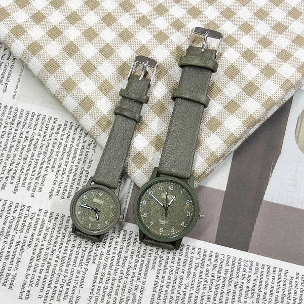 Μοντέρνο γυναικείο ρολόι με στρογγυλό σχήμα - πολλά χρώματα