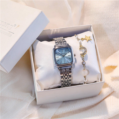 Naiste elegantne hõbedane käekell