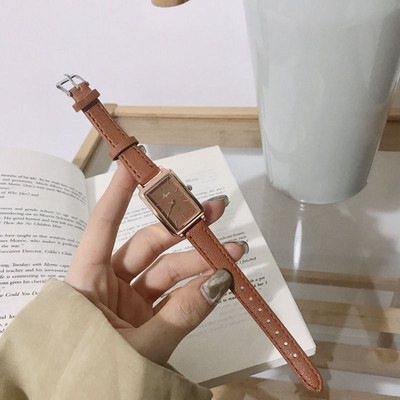 Γυναικείο ρολόι με δερμάτινο λουράκι - πολλά χρώματα