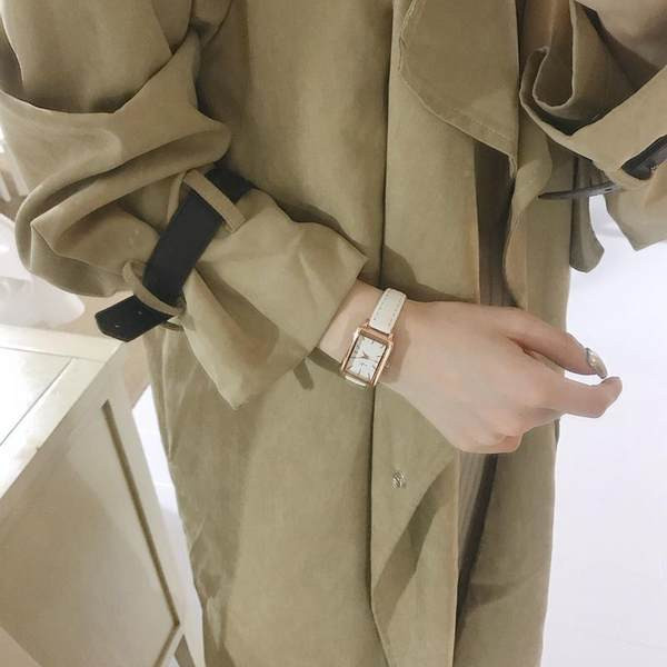 Γυναικείο ρολόι με δερμάτινο λουράκι - πολλά χρώματα