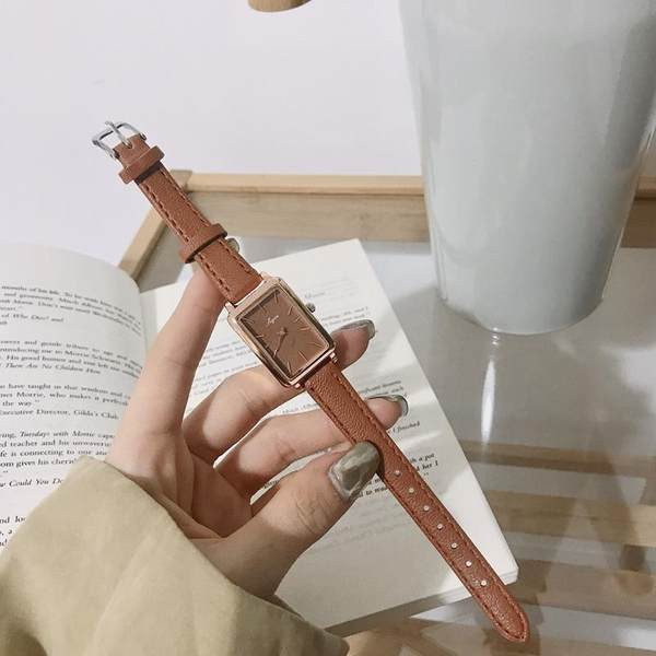 Γυναικείο ρολόι με δερμάτινο λουράκι - πολλά χρώματα