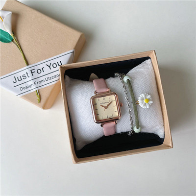 Puhta mudeliga naiste kandiline käekell