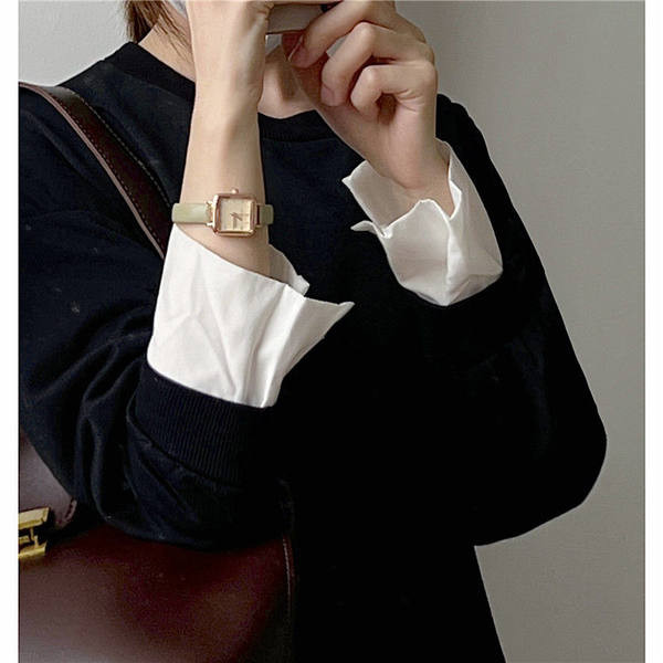 Puhta mudeliga naiste kandiline käekell