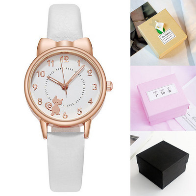 Γυναικείο κομψό ρολόι με στρογγυλό σχήμα σε διάφορα χρώματα