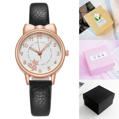 Γυναικείο κομψό ρολόι με στρογγυλό σχήμα σε διάφορα χρώματα