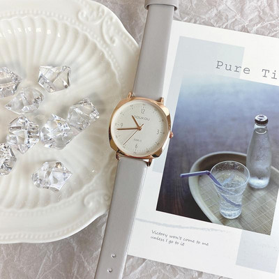 Γυναικείο ρολόι με στρογγυλό σχήμα - πολλά χρώματα