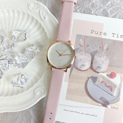 Γυναικείο ρολόι με στρογγυλό σχήμα - πολλά χρώματα