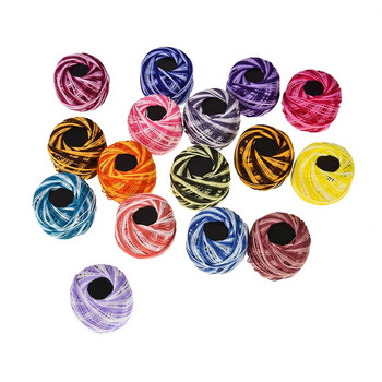 16 цвята топка памучни конци за бродерия за кръстат бод плетене на една кука игла ръчна бродерия за жени шевни аксесоари инструменти