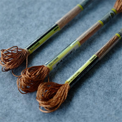 Pachet de 3 bucăți pe culoare Artă 317W, luciu ridicat, ață de broderie metalică, ață de cusătură în cruce, 8 metri fiecare frișcă