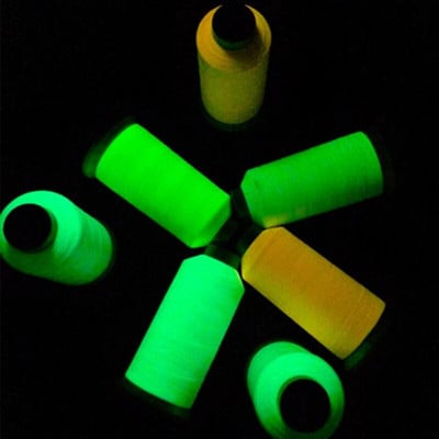 50g Φωτεινή Κλωστή Κεντήματος Glow In The Dark Κλωστή ραπτικής DIY Χειροποίητη Κλωστή σταυροβελονιά 914m Πολυεστερική ελαφριά κλωστή