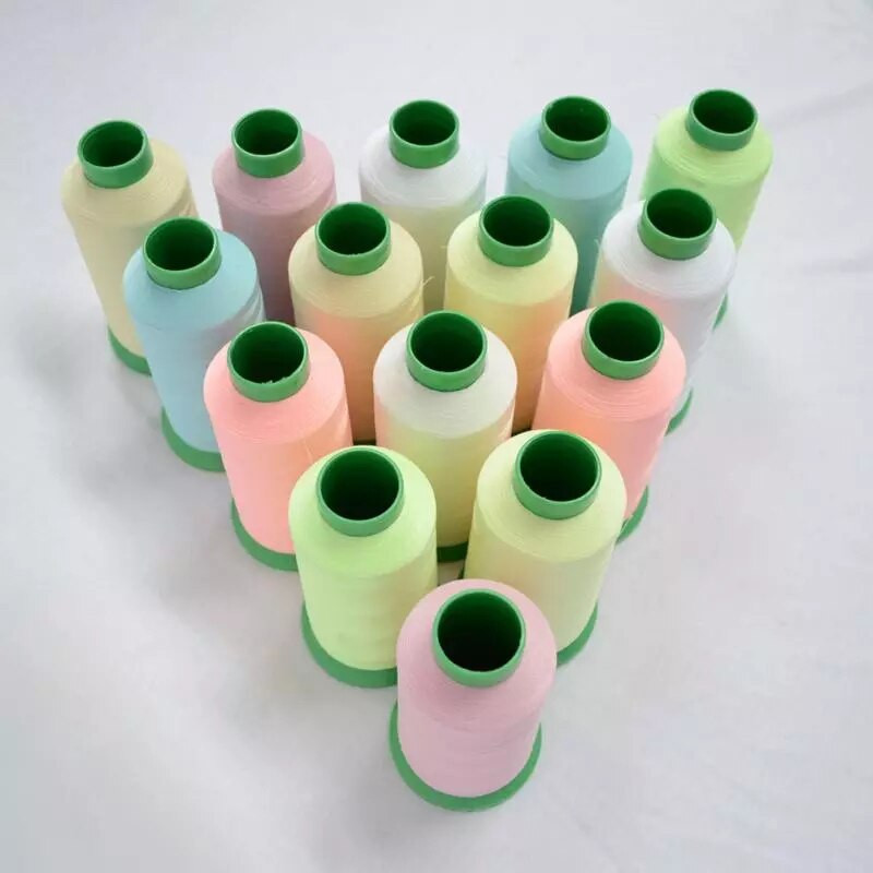 50g ață de broderie luminosă, care strălucește în întuneric, ață de cusut, manuală, pentru punct de cruce, 914m, ață ușoară din poliester