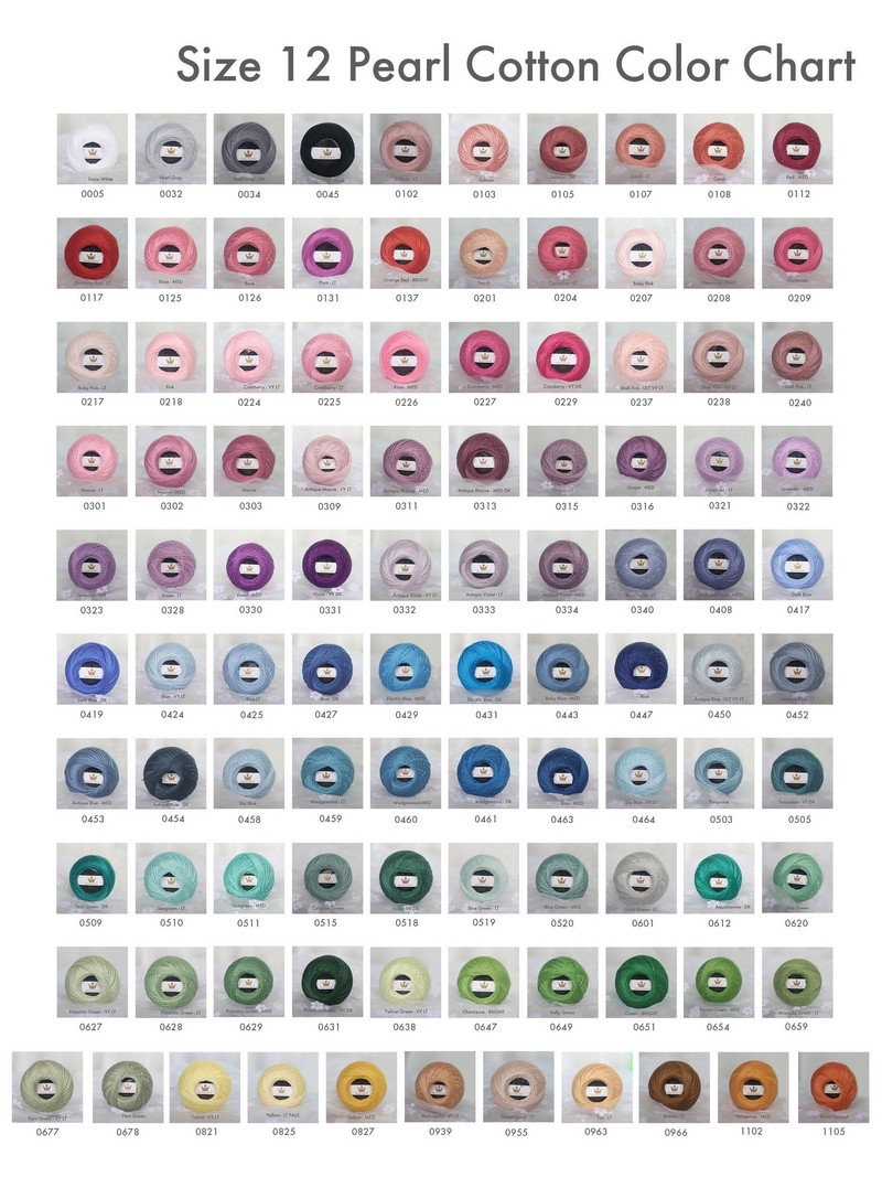 Διαλέξτε το αγαπημένο χρώμα MOQ 1 Χρώμα μπάλας Mercerized Πέρλα Βαμβακερό Κέντημα Κλωστή Σταυροβελονιά Βελονάκι 101 Χρώματα 10 γραμμάρια Μπάλα