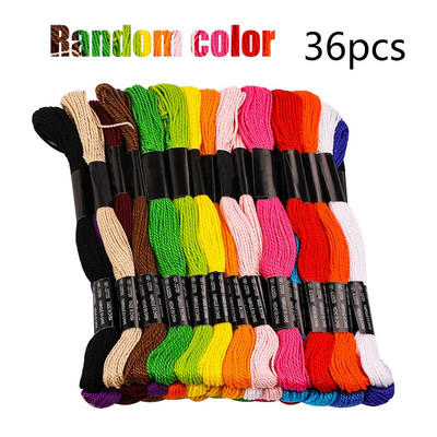 Ristpistes tikkimiskomplekt Punch nõel 36/50 värvi tikandiniit tikandi tikkimise käsitöövahend õmblemiseks kudumiseks