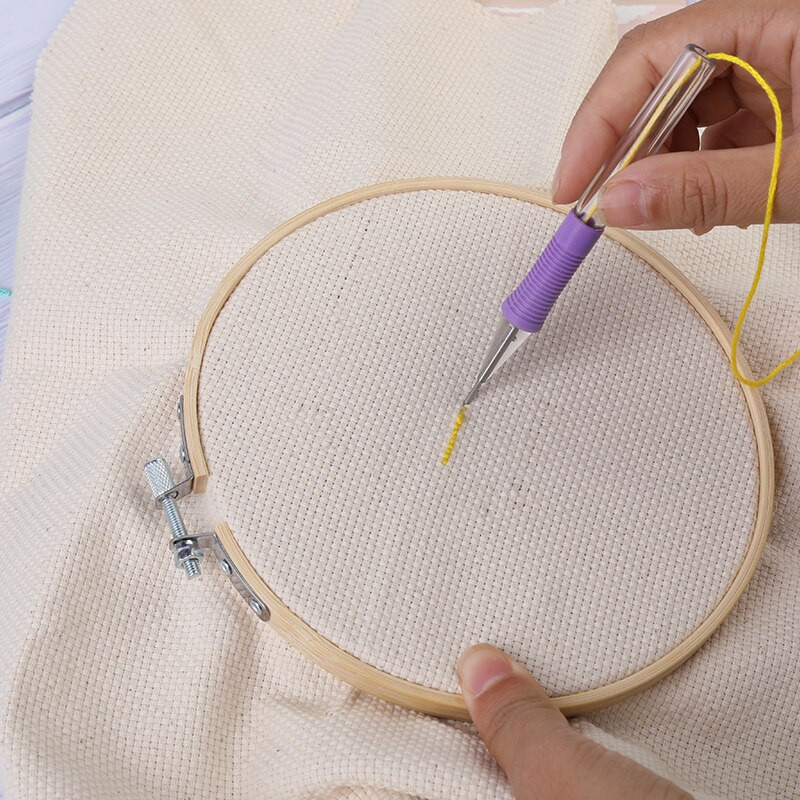 Ristpistes tikkimiskomplekt Punch nõel 36/50 värvi tikandiniit tikandi tikkimise käsitöövahend õmblemiseks kudumiseks