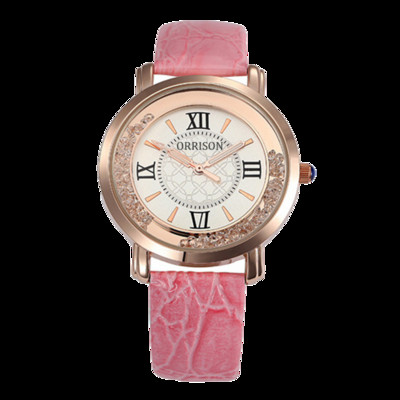 Γυναικείο ρολόι - με δερμάτινο λουράκι