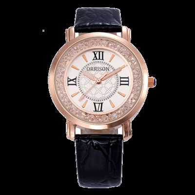 Γυναικείο ρολόι - με δερμάτινο λουράκι