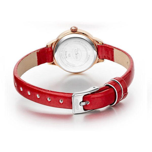 Uus mudel nahast rihmaga naiste käekell - valge ja punane värv