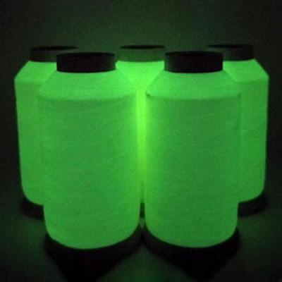 1 Roll Embroidery Yarn Thread Glow in The Dark Recyclable DIY Polyester Luminous Cross Stitch Knitting Thread Sewing