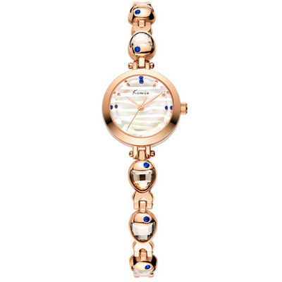 Moodne naiste käekell kivide kaunistusega