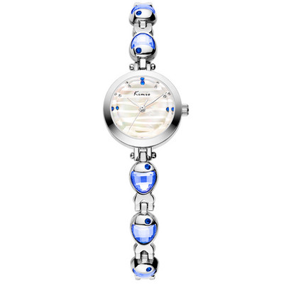 Moodne naiste käekell kivide kaunistusega