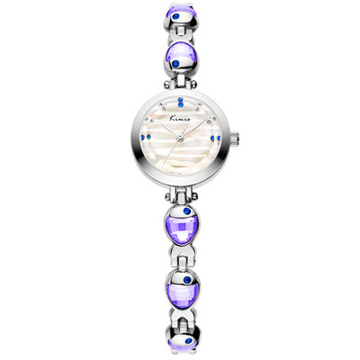 Moodne naiste käekell kivide kaunistusega