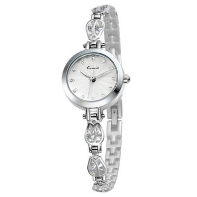 Moodne naiste käekell kivide kaunistusega