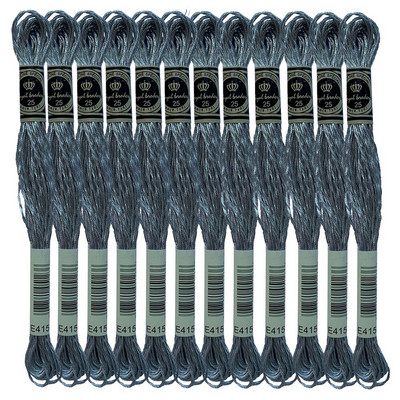 Ață de broderie metalică cu efecte antice 12 fire Ață de cusătură în cruce E310/E415/E436/E898/E3685/E310/E415/E436/E898/E3685