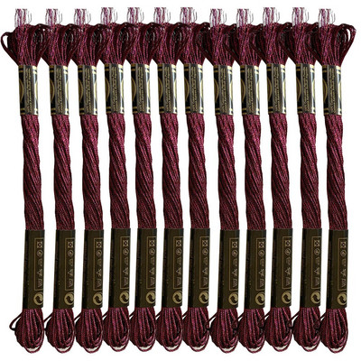 Ață de broderie metalică cu efecte antice 12 fire Ață de cusătură în cruce E310/E415/E436/E898/E3685/E310/E415/E436/E898/E3685