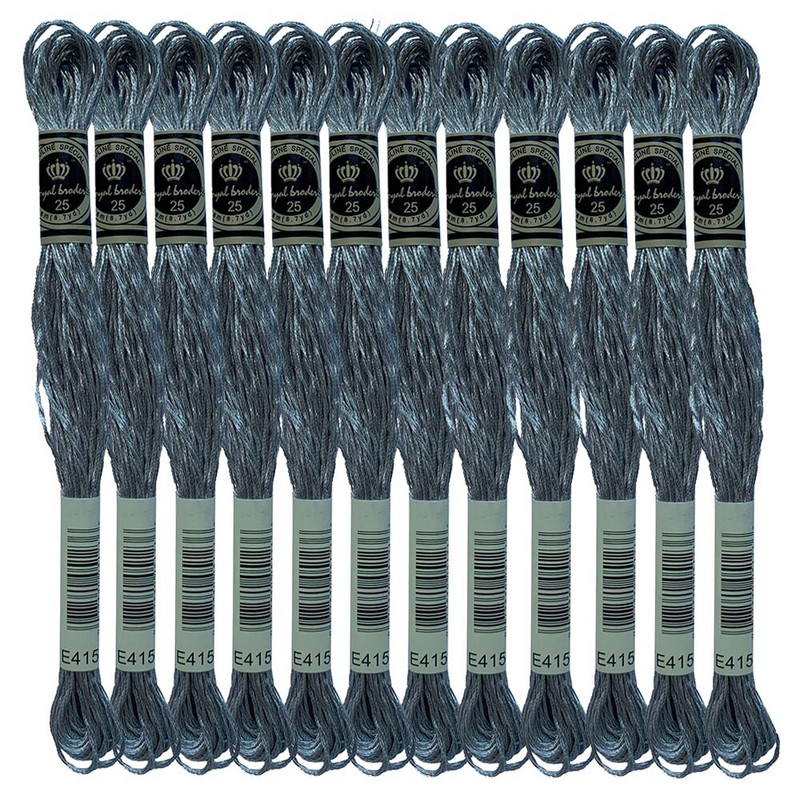 Ață de broderie metalică cu efecte antice 12 fire Ață de cusătură în cruce E310/E415/E436/E898/E3685/E310/E415/E436/E898/E3685