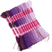 12 tk Ristpistes tikkimislõnga gradientniidiga õmblustokkid punumine isetehtud käsitööriistad