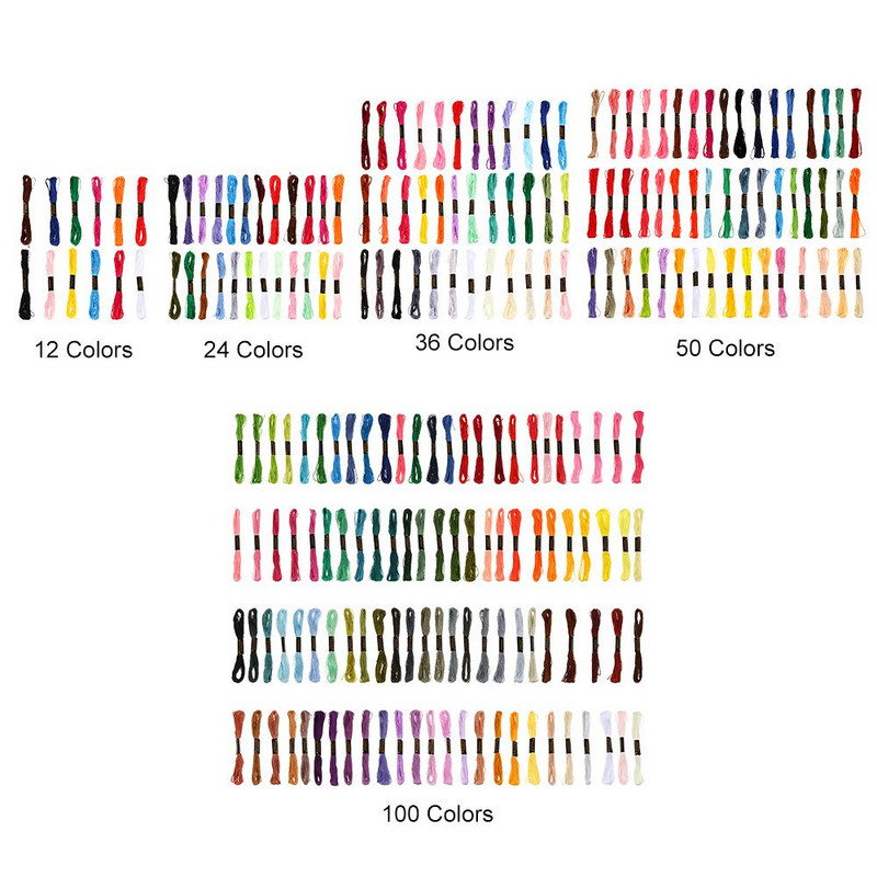 Εργαλείο ραπτικής DIY Χειροποίητο κιτ κουβάρι Βραχιόλι πλεγμένο Κέντημα Κουζίνες ραπτικής Κλωστή σταυροβελονιά