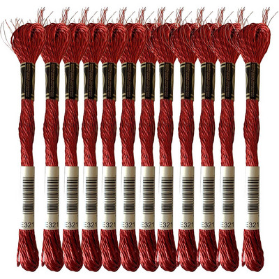 Jewel Effects 12 haruga jagatavad metallist tikkimisniidiga ristpistes niidid, 8,7 jardi, 15 erinevat värvi komplekt