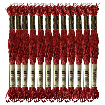 Jewel Effects 12 haruga jagatavad metallist tikkimisniidiga ristpistes niidid, 8,7 jardi, 15 erinevat värvi komplekt