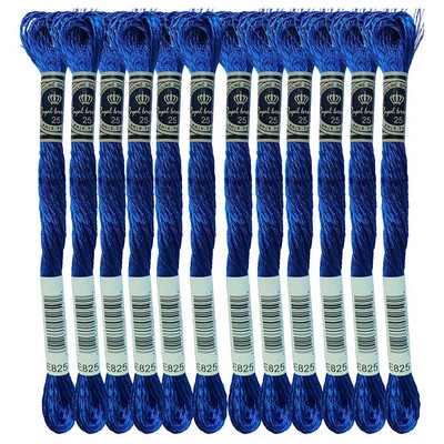 Jewel Effects 12 haruga jagatavad metallist tikkimisniidiga ristpistes niidid, 8,7 jardi, 15 erinevat värvi komplekt