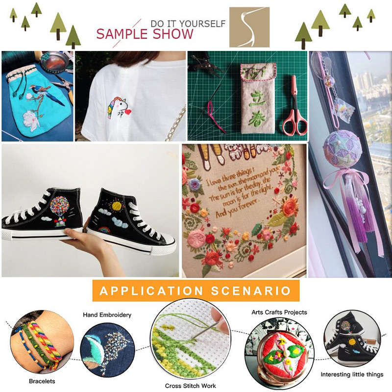 Jewel Effects 12 haruga jagatavad metallist tikkimisniidiga ristpistes niidid, 8,7 jardi, 15 erinevat värvi komplekt