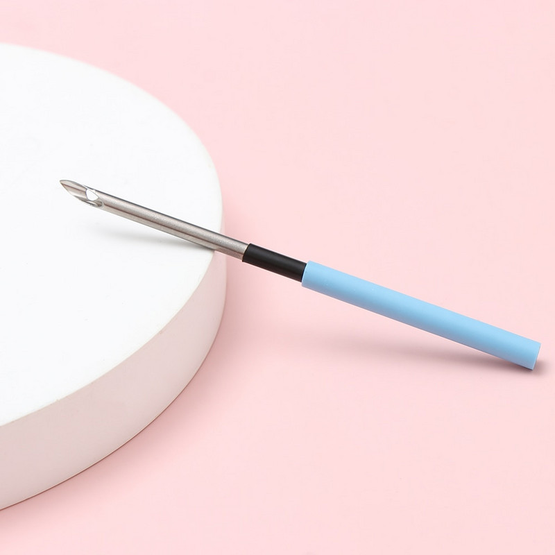 1 rinkinys Punch Needle Tool Kišimo adata Siuvinėjimo dygsnis visų modelių Siuvinėjimo kryželiu įrankiai Keičiamos galvutės siuvimo priedai