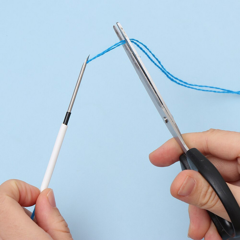 1 rinkinys Punch Needle Tool Kišimo adata Siuvinėjimo dygsnis visų modelių Siuvinėjimo kryželiu įrankiai Keičiamos galvutės siuvimo priedai