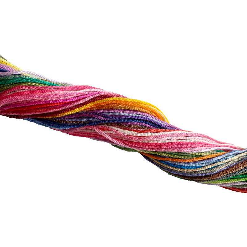 Πολύχρωμες Κλωστές Σταυροβελονιάς Κεντήματα Βαμβακερά Κεντήματα Νήμα , 1μέτρο, 100 Μικτό Χρώμα