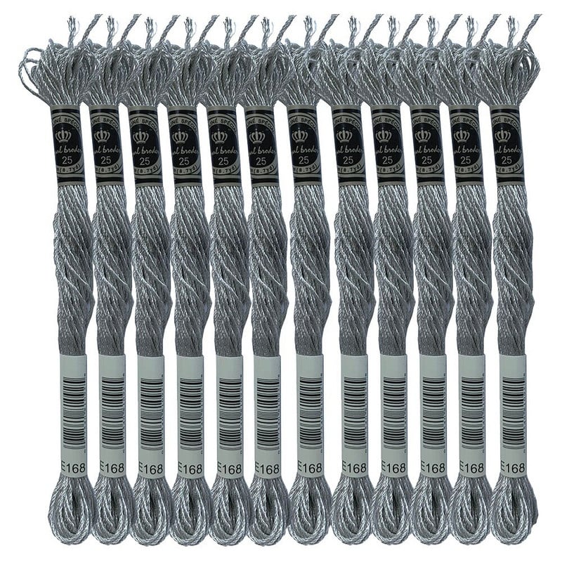 Μεταλλικά εφέ Μεταλλικό ασημί νήμα κεντήματος νήμα τιτανίου χαλκού χρυσό E168/E301/E317/E3821/E677/E3852, 8,7 γιάρδες