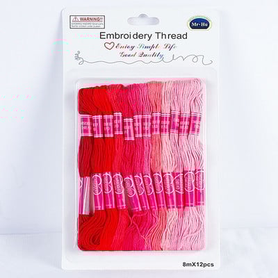 12 bucăți bricolaj artizanat degradat fir accesorii pentru asamblare pentru cusături de cruce materiale pentru broderie manuală