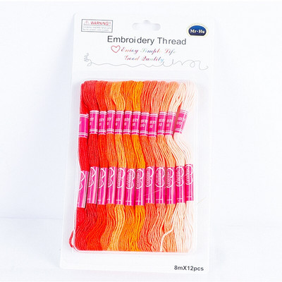 12 bucăți bricolaj artizanat degradat fir accesorii pentru asamblare pentru cusături de cruce materiale pentru broderie manuală