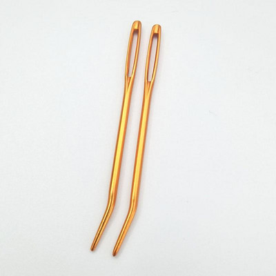 2 vnt. didelių akių bukas siuvimo adatos kryžminio dygsnio mezgimo adata rankų darbo odinė siuvinėjimo siūlų adata Siuvimo priedai