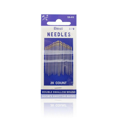 Įvairių dydžių siuvimo adata Nerūdijančio plieno auksinės uodegos siuvinėjimo audinys Kryžminio dygsnio adatų rinkinys Įrankiai Siuvimo rankų darbo adatos