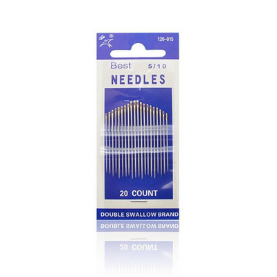 Įvairių dydžių siuvimo adata Nerūdijančio plieno auksinės uodegos siuvinėjimo audinys Kryžminio dygsnio adatų rinkinys Įrankiai Siuvimo rankų darbo adatos