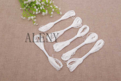 50 τμχ/παρτίδα Επιλογή χρώματος 8 εκατ./τεμ. Κλωστή σταυροβελονιά Κέντημα βαμβακερό κορδόνι για ράψιμο σκελετών χειροτεχνία