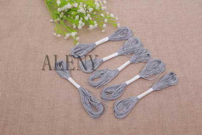 50 τμχ/παρτίδα Επιλογή χρώματος 8 εκατ./τεμ. Κλωστή σταυροβελονιά Κέντημα βαμβακερό κορδόνι για ράψιμο σκελετών χειροτεχνία